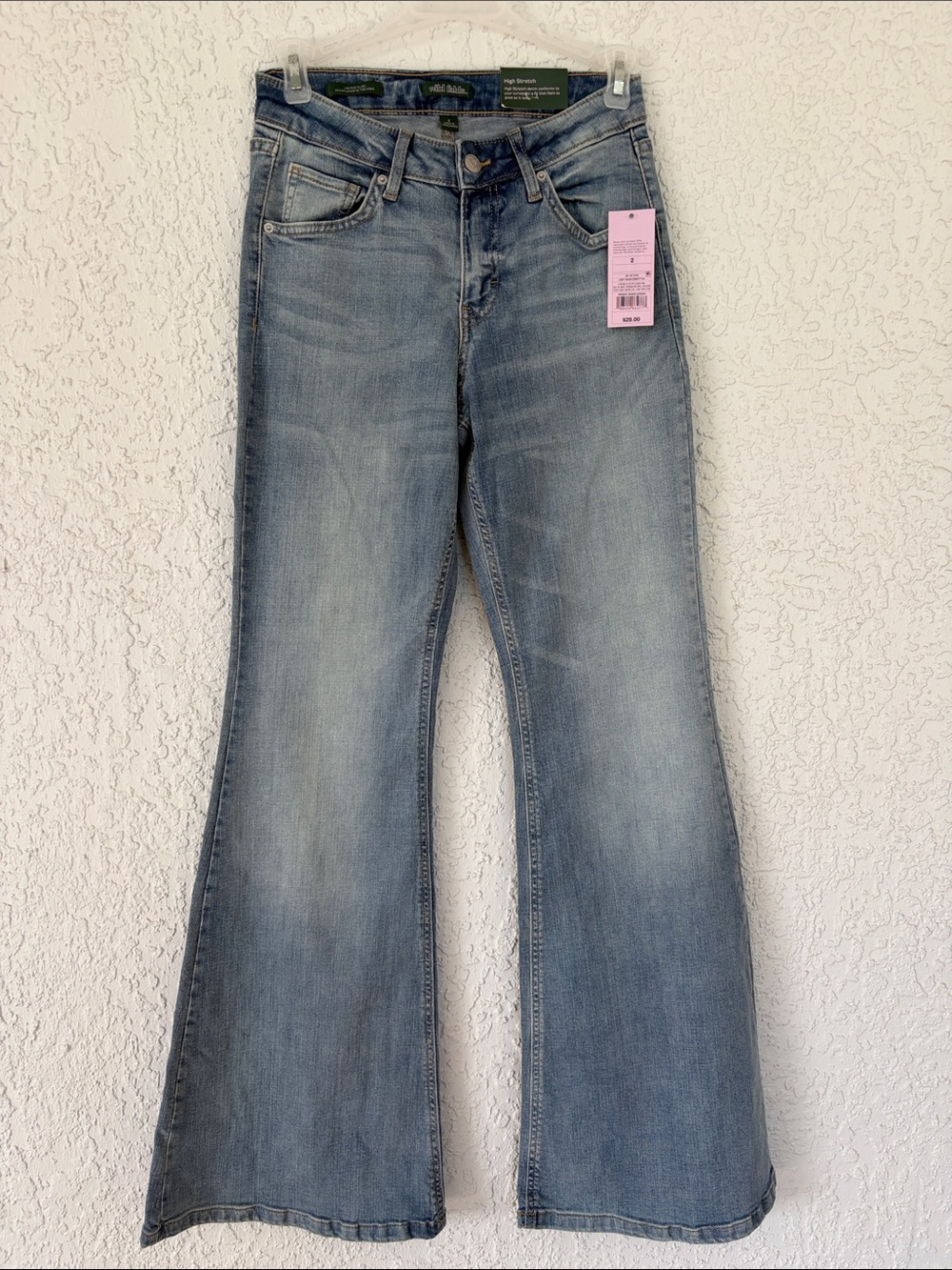wild fable Light Blue mid rise Flare Jeans size 2